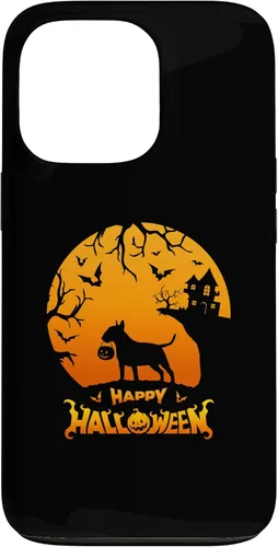 Vista 10 de iPhone 16 Bull Terrier Happy Halloween Costume Pumpkin Dog Boo Dogs Case