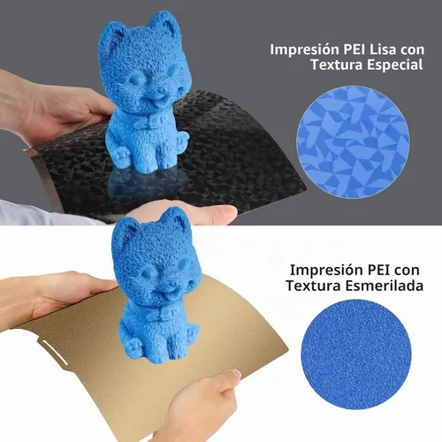 Vista 5 de IdeaFormer-3D H1H Placa de Construcción 235x235mm, Haz de Luz Doble Cara+Muelle de Acero Flexible Fantasma para Creality Ender 3/Ender 3 Pro/Ender 3