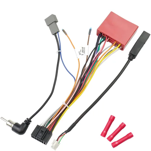 Kit de arnés de cableado de radio de 24 pines de repuesto para Mazda 2 3 5 6 CX-5 CX-7 CX-9 MPV Miata Millenia Tribute Protege, enchufe de arnés