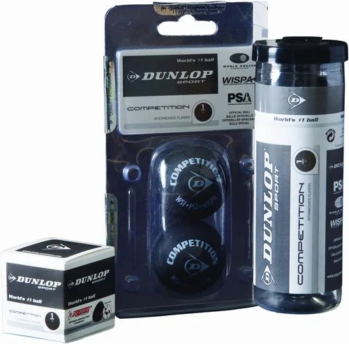 Vista 7 de Dunlop Sports Competition Squash Ball, Single Yellow Dot