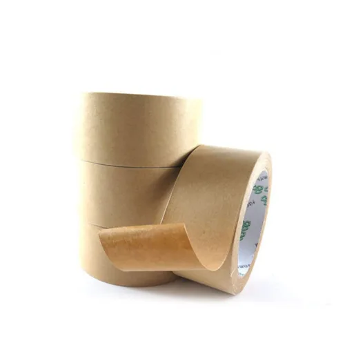 Vista 8 de Ciieeo Cinta adhesiva marrón para decoración marrón, cinta adhesiva reforzada, cinta autoadhesiva de papel Kraft, cinta de sellado de cartón