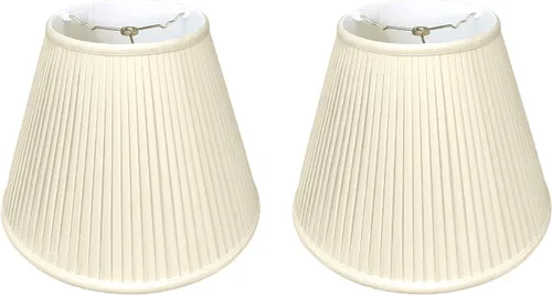 Vista 12 de Royal Designs Deep Empire - Pantalla básica plisada lateral, beige, 8 x 14 x 11 pulgadas (BS-728-14BG)