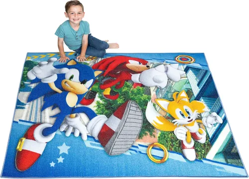 Vista 19 de Franco Alfombra antideslizante para habitación de niños, 69 x 52 pulgadas, Batman