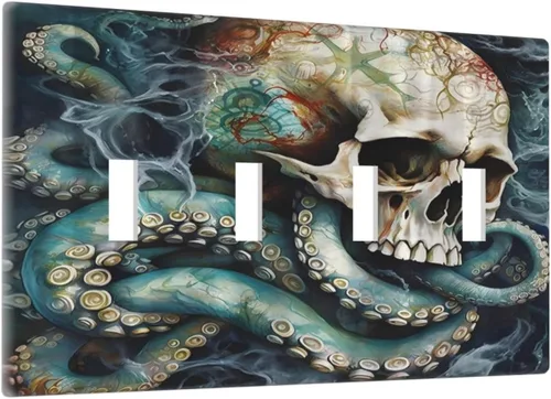 Vista 62 de Cubiertas decorativas para placa de interruptor, bandera estadounidense, receptáculo de 1 banda, placa de pared dúplex, cubierta de interruptor