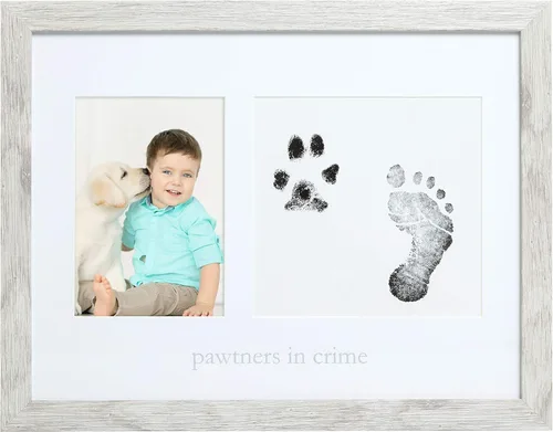 Vista 14 de Kate & Milo Rustic Me & My Sister - Marco para hermanos, regalo ideal para hermana pequeña o mayor, decoración de cuarto de bebé neutral para género