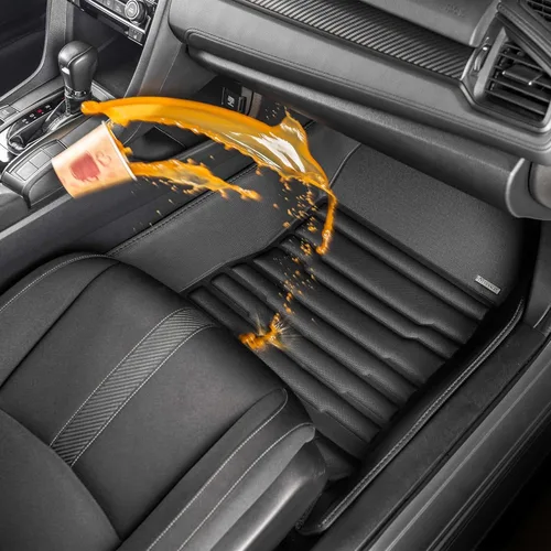 Vista 5 de TuxMat - for Ford Expedition Max 7-Seater 2018-2024 Models - Custom Car Mats - Maximum Coverage, All Weather, Laser Measured - This Full Set