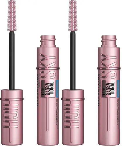 Vista 8 de Maybelline Lash Sensational Sky High - Máscara de pestañas lavable, maquillaje, voluminizadora, alargadora, definidora, rizador, fórmula acumulable