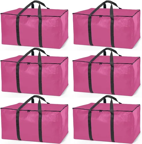Vista 24 de ClearSpace Bolsas de mudanza resistentes o bolsas de almacenamiento – Contenedores de almacenamiento negros con tapas, cajas de mudanza grandes
