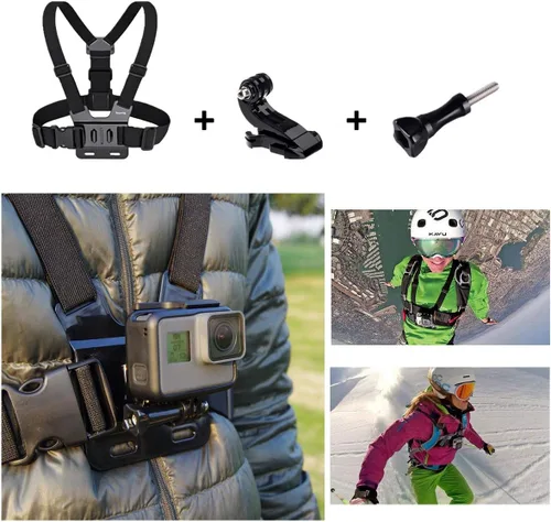 Vista 2 de Suptig Kit de accesorios compatible con Gopro Hero 13/Hero12/11/10/9/8/7/6/5/4/3/3+/2/Session gopro Max2 Gopro Fusion DJI Action 5 pro/5/4/3