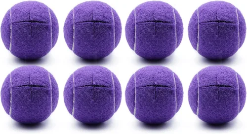Vista 14 de Magicorange 4 pelotas de tenis precortadas para patas de muebles y protección del suelo, almohadillas de fieltro resistentes y duraderas