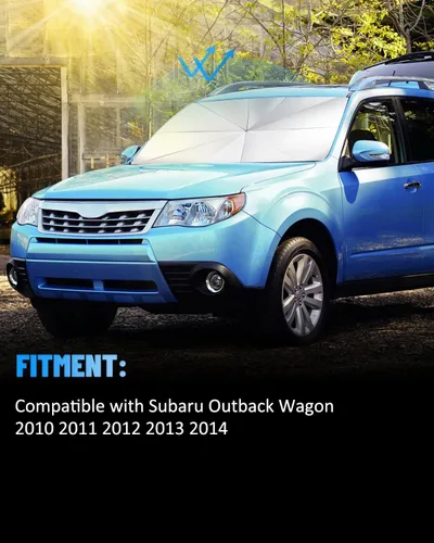 Vista 30 de BESTVIEW Parasol para parabrisas delantero compatible con Subaru Forester 2015-2018, parasol reflectante plegable para ventana delantera