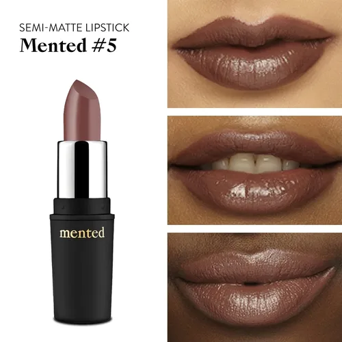 Vista 2 de Mented Cosmetics Lápiz Labial Nude para Mujeres, Lápiz Labial Semi-Mate de Larga Duración, Hidratante Vegano, Sin Parabenos y Libre de Crueldad