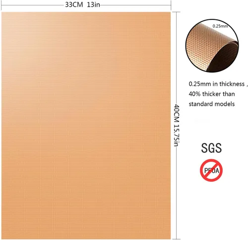 Vista 2 de Set de 5 bandejas Aoocan. Bandejas 100 % autoadherentes para asar a la parrilla y hornear. Aprobadas por FDA, libres de PFOA. Reutilizables