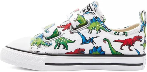 Vista 5 de Converse Chuck Taylor All Star 2v Tenis de cuero bajas para niños