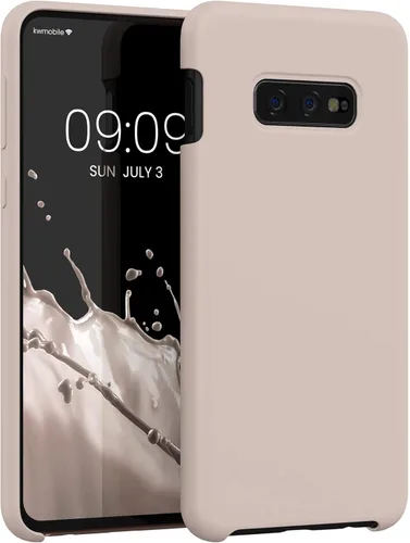 Vista 11 de kwmobile Funda compatible con Samsung Galaxy S10e - Funda de silicona TPU con acabado suave - Piedra antigua