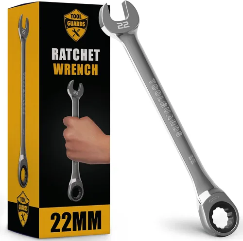 Vista 11 de TOOLGUARDS Juego completo de llaves de trinquete de 33 piezas, métricas y estándar, juego de llaves de trinquete combinadas, tamaño grande