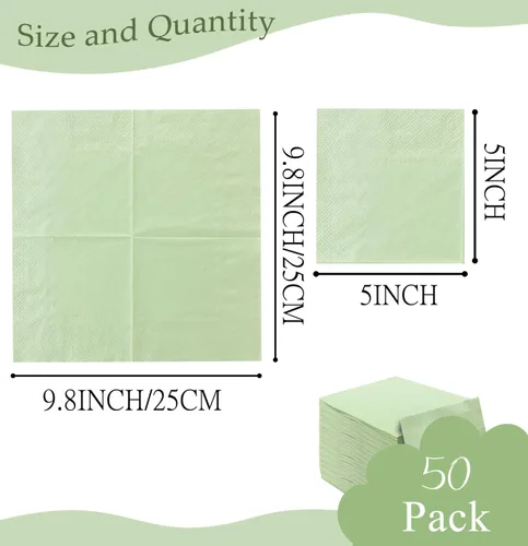 Vista 30 de Servilletas de cóctel negras de 2 capas, servilletas de bebidas, servilletas de postre, servilletas de papel desechables para bodas, fiestas