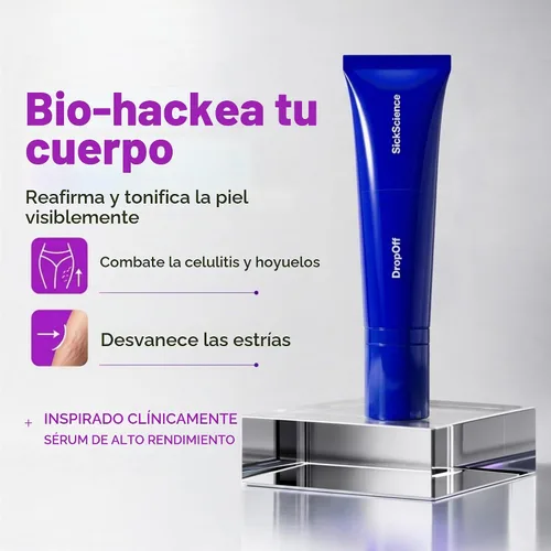 Vista 2 de SickScience DropOff Crema para la celulitis, crema escultora reafirmante