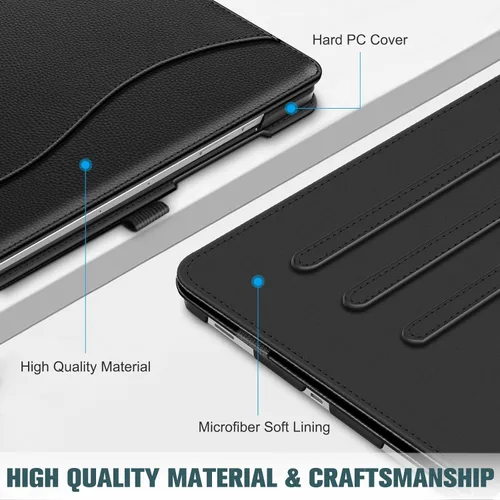 Vista 5 de Funda Fintie para Samsung Galaxy Tab S10 Lite/S10 FE/S9 FE 5G 10.9 pulgadas/Tab S9 11 pulgadas con soporte para S Pen, cubierta protectora