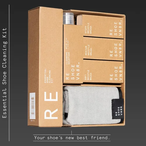 Vista 2 de Reshoevn8r - Kit prémium de limpieza para zapatos y tenis, para gamuza, malla, cuero, nobuck y la mayoría de las telas