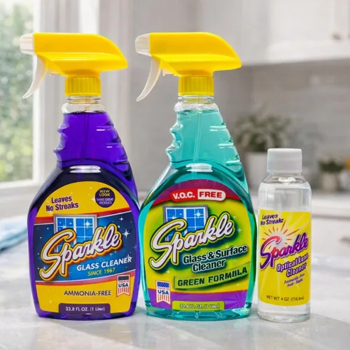 Vista 7 de Sparkle Limpiador de vidrio, fórmula púrpura original, botella de gatillo de 33.8 onzas (paquete de 12)