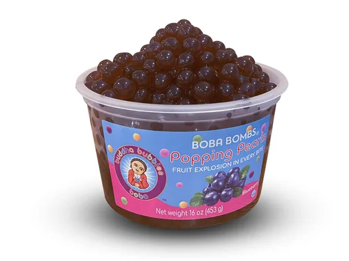 Vista 18 de Buddha Bubbles Boba - Perlas de Boba para reventar/estallar de primera calidad/Bombas de Boba / cobertura de postre de Buddha Bubbles Boba