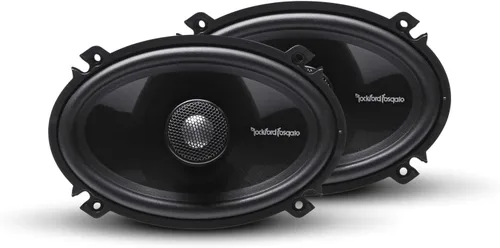 Rockford Fosgate T1462 Power 4"x6" Altavoz coaxial de rango completo de 2 vías - Negro (par)