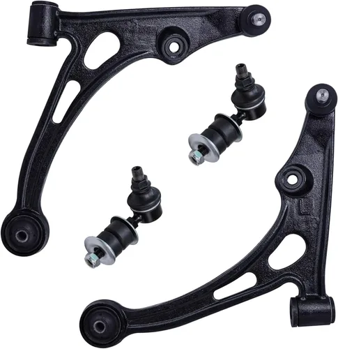 Vista 179 de Detroit Axle - Kit de suspensión frontal de 4 piezas para Chevrolet Aveo5 Aveo Pontiac G3 Wave Wave5 Suzuki Swift+, 2 brazos de control inferiores