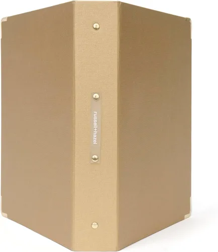 Vista 3 de russell+hazel Medallion Bookcloth Signature - Carpeta de 3 anillas, 10.75 x 12 pulgadas (31386)