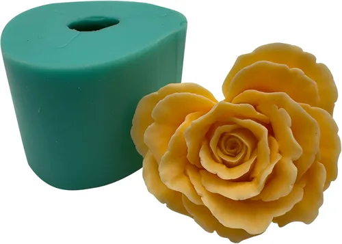 Vista 9 de Molde de silicona de flor de rosa 3D, moldes de flores epoxi, decoración de manualidades, molde de cera de vela, molde de silicona para pastel