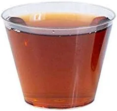 Vista 2 de Kaya Vasos de fiesta transparentes de alta calidad, 5 onzas (paquete de 20 unidades), elegantes vasos de plástico, perfectos para fiestas, bodas