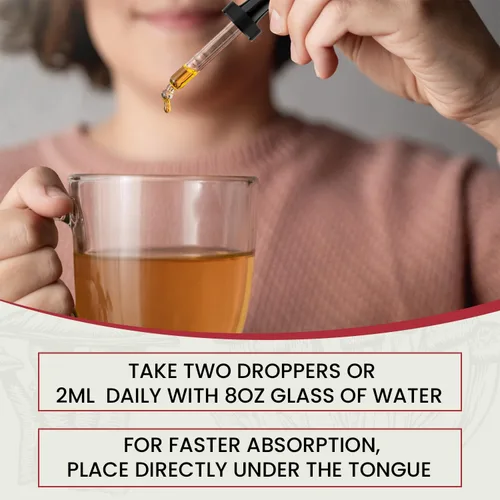 Vista 6 de Auri Elixir líquido de melena de león - Suplementos cerebrales para la memoria y la concentración con hongos funcionales - Suplemento de melena