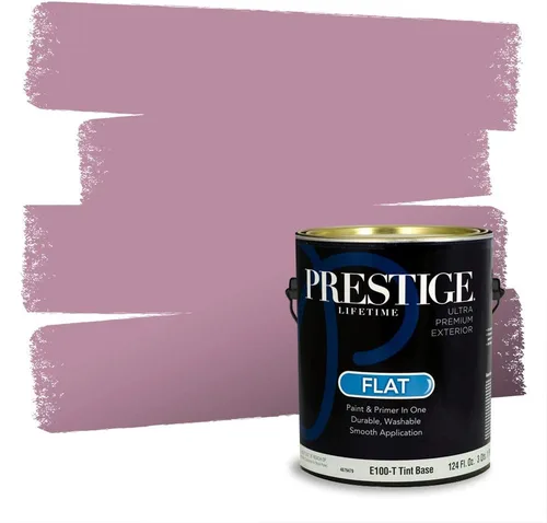 Vista 361 de Prestige Paints Pintura exterior e imprimación en uno, 1 galón, plano, coincidencia comparable de Valspar* Amber Rose*