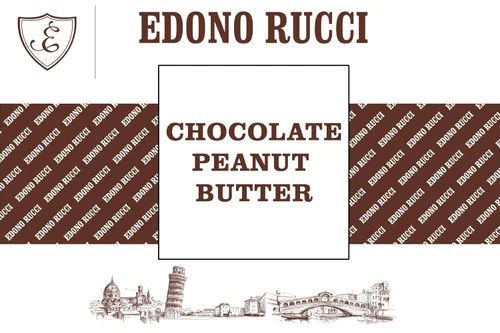 Vista 3 de Edono Rucci - Mezcla de capuchino con mantequilla de maní y chocolate, rico, cremoso y con nuez, bolsa de 2 libras