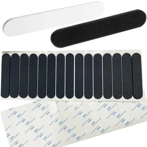 monochef 30 piezas de cinta de espuma reductor de tamaño de sombrero 15 piezas negro+15 piezas blanco