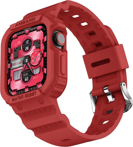 Vista 17 de amBand E1 Correa y Caja Resistente para Apple Watch – Compatible con Series 1–11, SE3/SE2/SE – y Ultra 3/2/1, Diseño Ligero a Prueba de Golpes