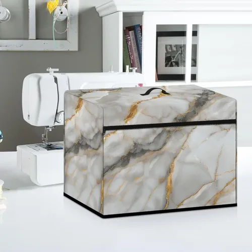 Vista 34 de Funda para máquina de coser de flores hippie grande, cubierta antipolvo, protección de fácil limpieza para máquina de coser, resistente a