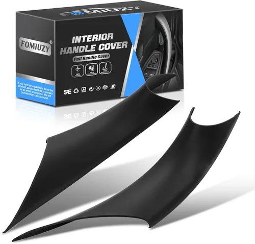 Vista 15 de WEILEITE Juego de manijas de puerta interior delantera compatible con BMW 3 Series 4 Series 320, 328, 330, 335, M3 2012-2018 y 428, 435, M4 Beige