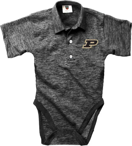 Vista 26 de Wes and Willy Baby Sports Fan Polo Snap Suit Romper Infantil Nublado Hilado Golf Creeper