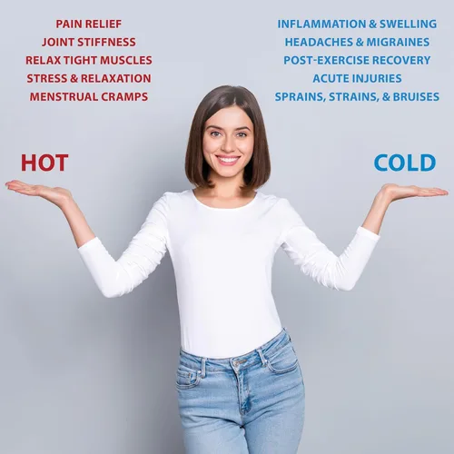 Vista 5 de Compresa para tratamiento Hot and Cold Core Products CorPak Soft Comfort - Fabricado en EE. UU., Azul, 1
