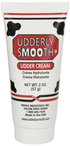 Vista 5 de Udderly Smooth Crema de ubre, hidratante para la piel, tubo de 2 onzas