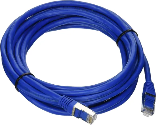 Vista 33 de C2G Legrand - Cable Ethernet Cat5e, cable de conexión Cat5e blindado sin enganches, cable de conexión de red azul, cable de conexión de red Ethernet