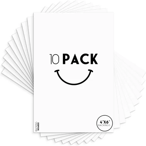 Vista 13 de Golden State Art, Tablero de respaldo blanco de 12 x 16, tableros de respaldo para marco, imagen (paquete de 10)