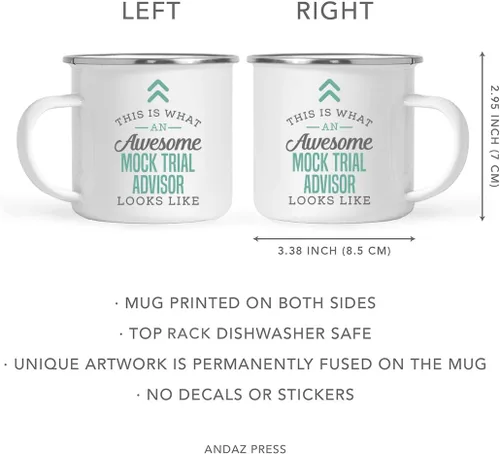 Vista 333 de Andaz Press 11oz. Stainless Steel Campfire Coffee Mug Gift, This is What an Awesome Mentor Looks Like, 1-Pack, Birthday Gift Ideas Coworker Him Her