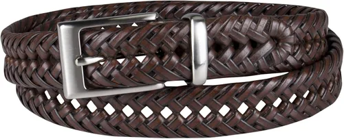 Vista 2 de Dockers - Cinturón de vestir y casual de cuero trenzado para hombre
