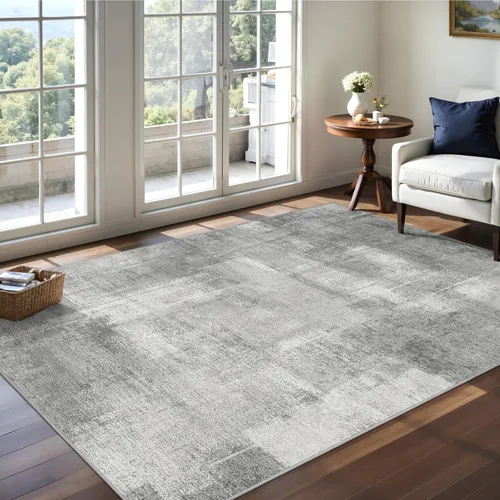 Vista 48 de zesthome Alfombras de 5 x 7 pulgadas - Alfombra lavable resistente a las manchas, alfombras modernas abstractas para sala de estar, dormitorio
