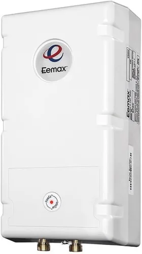 Eemax SPEX2412 FlowCo - Calentador de agua eléctrico de punto de uso de 2,4 kilovatios y 120 voltios, color blanco