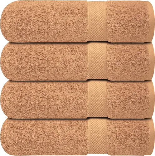 Vista 25 de Infinitee Xclusives Paños de lavado de 100 % algodón de alta calidad para ducha, paquete de 4, 12 x 12 pulgadas, altamente absorbentes, para baño