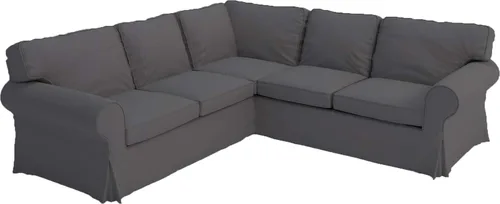 Vista 10 de La funda de repuesto de algodón grueso para sofá IKEA Ektorp 2 y 2 está hecha a medida para IKEA Ektorp esquina o funda de sofá seccional
