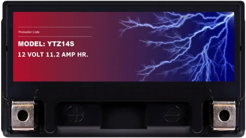 Vista 4 de YTZ14S - Batería de motocicleta SLA AGM de 12 voltios 11.2 AH, 230 CCA, recargable, sin mantenimiento, SLA AGM (paquete de 6)